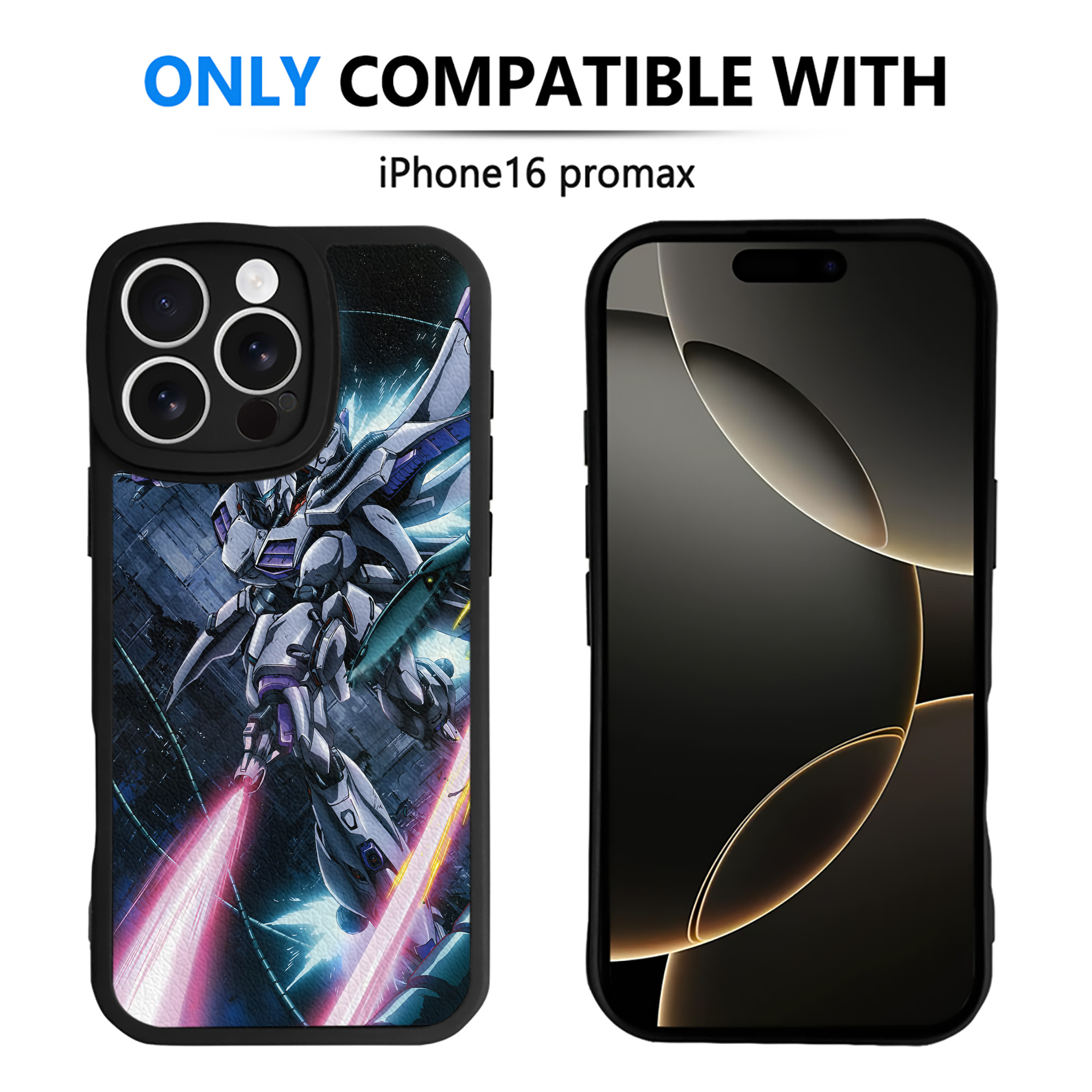 （画像用） 機動戦士ガンダム Mobile Suit Gundam 【iPhone 16シリーズ対応】シリコンスマホケース（レザー調） 材質：シリコン